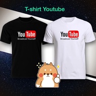 YOUTUBE SHIRT. BAJU VIRAL Youtube channel FREE PRINT NAMA YOUTUBE CHANNEL ANDA 