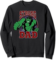 Comics Retro Avengers Father's Day Hulk Strong Dad Sweatshirt