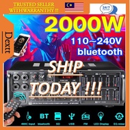 KTV Home Stereo Power Amplifier Audio 325BT 2000W 2Channel EQ bluetooth USB AMP Sound System karaoke Subwoofer