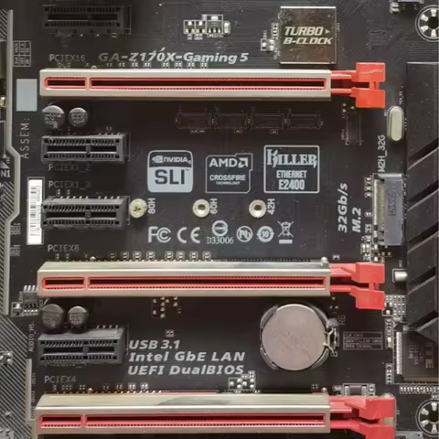 For GA-Z170X-Gaming 5 Motherboard 64GB HDMI M.2 DP LGA 1151 DDR4 ATX Z170 Mainboard 100% Tested Full