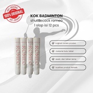 kok badminton / kok bulutangkis / shuttlecock romeo putih 100% original produk