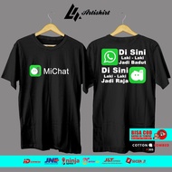 MiChat T-shirt is not a clown in the michat to become the king MiChat T-shirt