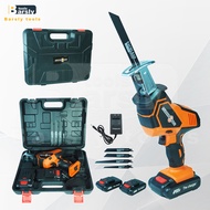 SHINING เลื่อยอเนกประสงค์ เลื่อยชักคอตรง 168V เลื่อยแบตเตอรี่ พร้อมแบต Li-ion 2 ก้อน ที่ชาร์จ พร้อมใ