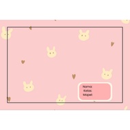 / Book Cover Aesthetic Book Cover/ Cute Book Cover Pink Book Cover