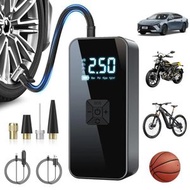 Others - 迷你便攜電動打氣泵 帶移動電源功能 汽車 輪胎 足球 籃球 氣球 吹氣 充氣棒 打氣機 電動充氣泵 LED電筒照明 小米充氣泵替代 電動打氣筒 單車泵 汽車泵 自駕遊 騎行必備神器