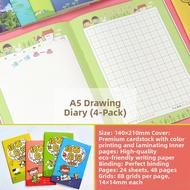 QIFUXING | Illustrated Weekly Diary For Kids Week by Week Stories Through Pictures