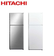 (員購)Hitachi 日立  雙門417L變頻鋼板冰箱 RVX429 - 含基本安裝+舊機回收典雅白(PWH)