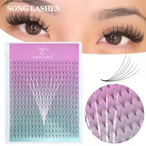 SONG LASHES Premade Fasn Pointy Base 8D 10D Eyelash Extension 0.7 0.1 Thickness Volume Fans