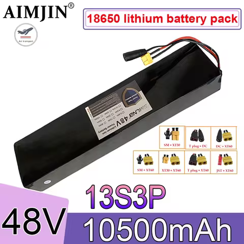48v Electric Scooter Electric Scooter Battery 13S3P 48V 10500mAh Electric Scooter Lithium Battery 18