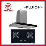 Fujioh FH-GS6520 SVGL Glass Hob / Fujioh FH-GS6520 SVSS Stainless Steel Hob + Fujioh Chimney Hood FR-MT1990R