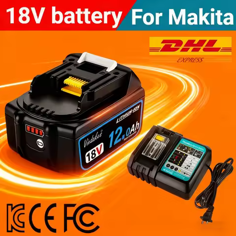 Original for Makita 18V Battery, 18V tool Battery for Makita drill DGA404 DTD173 DDF487 DTW700 DRT52