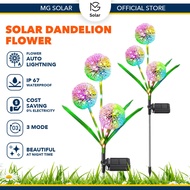 MG SOLAR Lampu Solar Bunga Raya Waterproof | Solar Flowers Light Hiasan Taman | Decoration Lamp Untu