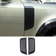 Alloy Side Fender Air Intake Net Trim For Land Rover Defender 90 110 2020-2022 Car Accessories