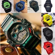 digital watch ❍۩G SHOCK RASTA TAPAK KUCING DW5900 KUNING HITAM BIRU JAM TANGAN LELAKI PEREMPUAN
