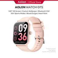 Aolon GTS 41mm Smart Watch Bluetooth Call Waterproof Custom Wallpaper Fitness Tracker Heart Rate Mon