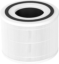 WESTHEY Core 300 Replacement Filters 1 Pack Compatible with LEVOIT Core 300 Air Purifier 3-in-1 True HEPA High-Efficiency Activated Carbon Air Filter for Core 300-RF White, C300F-1