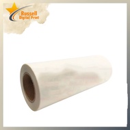 Russel (Rollan Only) PET Transfer Film DTF Glossy Width 33cm 1 roll 100m