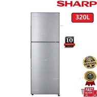Sharp SJ325MSS 2 Door Fridge Refrigerator|Peti Sejuk (320L)