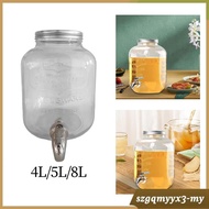 [ Glass Drink Dispenser Portable Beverage Dispenser for Tea Fridge Anniversary
