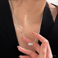 Silver New Style Terry Well Korean Sweater Long Wind Chain Transfer Pure Beaded Clothes Women Neckla