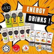 Celsius Energy Drink and VIDA C [READY STOCK] [HALAL]