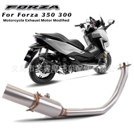 FORZA 300 350 Motorcycle Modified Exhaust Pipe FORZA 300 Motorcycle Front Exhaust 2018-2026 Best-Sel