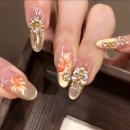[More Than Years] Wearing Nails Whitening Premium Koi Lion Awakening Manicure