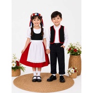 Azzafrankids - Dutch Country Costume Dutch Costume Dutch Couple Dress Theme UN DAY Children's Costum