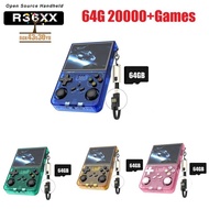 R36XX Handheld Retro Game Console 64G 20000+Games 3.5 Inch Screen WiFi Linux Portable Pocket Video P