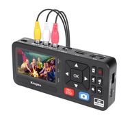 King Ma 3inch Video Grabber, 1080P 60FPS VHS Videorecorder Digitalisieren Capture von RCA, VCR, DVD,