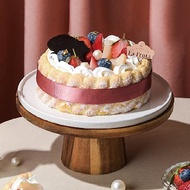 【La Fruta 朗芙 母親節限定】蜜桃草莓夏洛特蛋糕/ 6吋