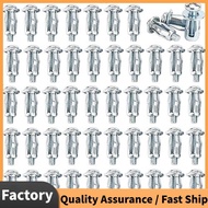 80 PCS Expansion Screw Petal Nut Petal Shape Metal Nut Jack Nuts Petal Nuts Expansion Nut for Instal