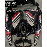 COVERSET YAMAHA LAGENDA / SRL 110/110Z/110ZR JUPITER DESIGN BATMAN & MERAH PURBA