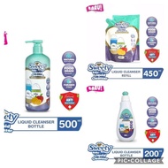 Sweety Baby Liquid Cleanser Bottle, Nipple &amp; Accessories Bottle Washing Soap 200/450/500 Ml