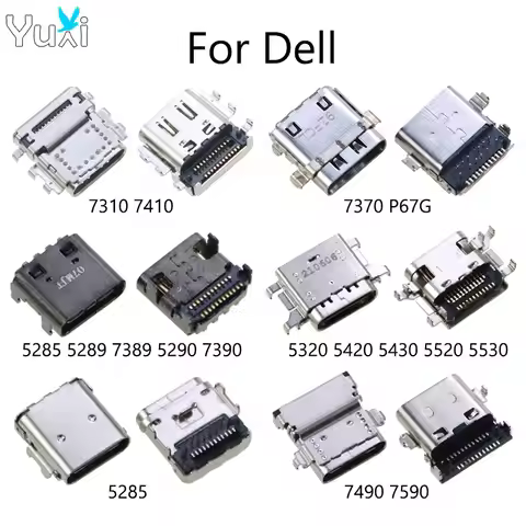 YuXi 1 Piece For DELL Latitude 7310 7410 7370 P67G 5258 5290 7390 5320 5420 7490 7590 USB Type C Cha