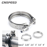 304 Stainless Steel 2“ 2.25"2.5" 3" V band Clamp 3" Inch V-band Exhaust Male Female Flange Turbo Exhaust Vband V Clamps Kits