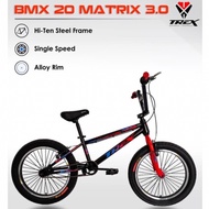 SEPEDA BMX 20" TREX MATRIX 3.0 BLACK RED
