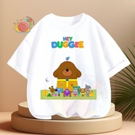The most popular Girl Kids Shirt [HEY DUGGEE] Cotton 100 Top Printed T Shirt Kanak High Quality Mult
