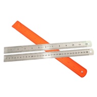 Stainless Steel Ruler Metal Thickened Steel Ruler Scale Iron Ruler High Precision Steel Ruler