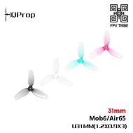 [31mm] HQprop Ultralight Whoop Prop 1.2X0.9X3 (31MM) (2CW+2CCW)-PC-1MM Shaft for Mobula6 Air65 Whoop