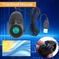 GO Auto-Portable Finger Hand Held 4D Usb Mini Trackball Mouse