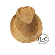 Houseofcuff Fedora Hat BROWN LIGHT FEDORA HAT