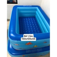 3-storey swimming pool 1m3/1m5/1m8/2m1/3m