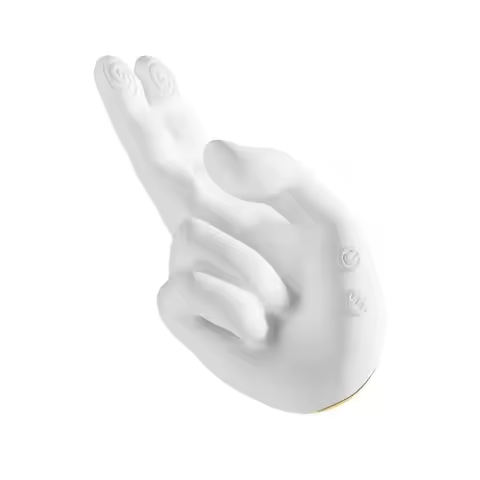 Realistic Hand Massager with Heating Flexible Finger Clitoral Stimulator Wholesale Vibrator for Inti