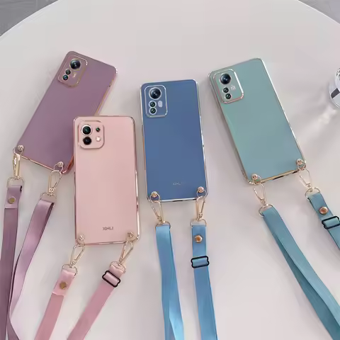 Xiomi Mi12 T Mi11 I Crossbody Lanyard Case For Xiaomi Mi 11 Lite 5g Ne 12 12t 11t 10t Pro 11i 10 12X