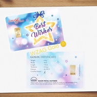 Gold Bar 0.5g PG LBMA @Wzag Gold - Best Wishes