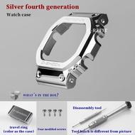 G-Refit 316 Stainless Steel DW5600 G5600E GWDW5000 Watch StrapCase DW5035 Silvery Belt Bands and Bezel Watchbands With Tools