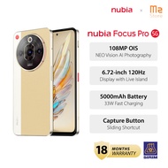 Nubia Focus Pro 5G 20(8+12)GB+256GB Smartphone 108MP OIS | 6.72" FHD+ 120Hz | 5000mAh 33W Fast Charg