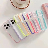 I Phone 6 6S 7 8 Plus SE X XS Max XR 11 Pro Max 12 Pro Max 13 Pro Max Candy Colour Border Shockproof