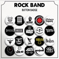 Rock band Pin Button Badge